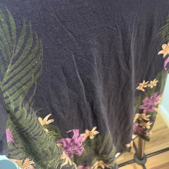 Topman Men’s Floral Tropical Graphic Short Sleeve T-Shirt Size Large - Picture 2 of 5